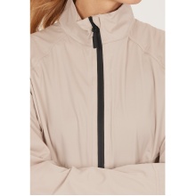 Endurance Running Jacket Kommy (wind and waterproof) taupe brown Women